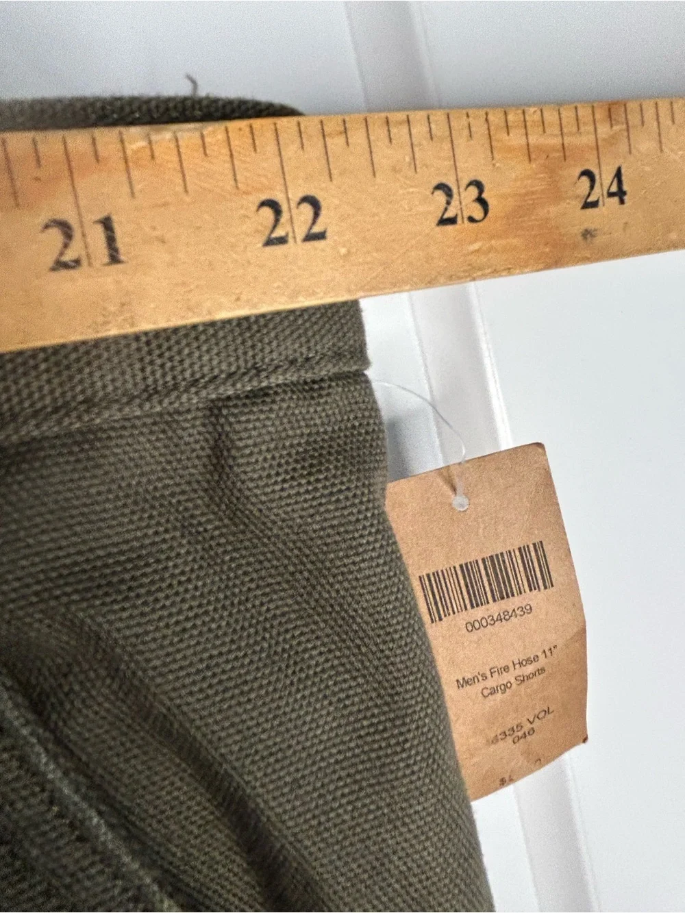 Duluth Trading Co Men’s 46 Fire Hose‎ 11” Cargo Shorts Olive New With Tags 4887